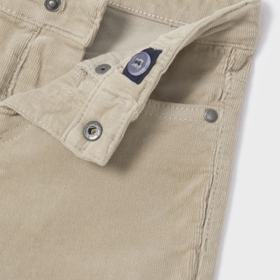 Mayoral Παιδικό Μπεζ Παντελόνι κοτλέ slim fit Mayoral Παιδικό Μπεζ Παντελόνι κοτλέ slim fit