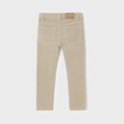 Mayoral Παιδικό Μπεζ Παντελόνι κοτλέ slim fit Mayoral Παιδικό Μπεζ Παντελόνι κοτλέ slim fit
