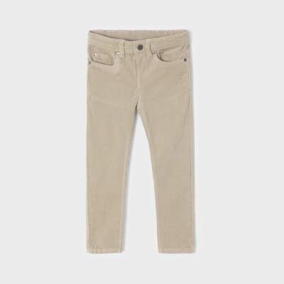 Mayoral Παιδικό Μπεζ Παντελόνι κοτλέ slim fit Mayoral Παιδικό Μπεζ Παντελόνι κοτλέ slim fit