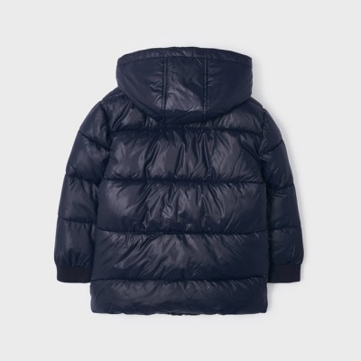 Mayoral Kids Navy Blue Hooded Jacket