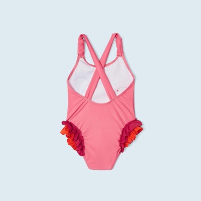 Mayoral Παιδικό Ολόσωμο Ροζ Παπαγάλοι