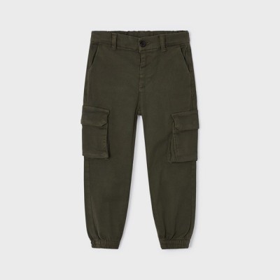 Mayoral Kids Cargo Pants Olive Ecofriends