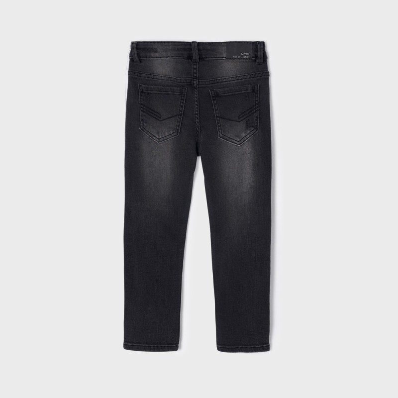 Mayoral Children's jeans with patches straight fit ECOFRIENDS boy Mayoral Children's jeans with patches straight fit ECOFRIENDS boy