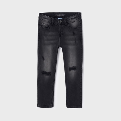 Mayoral Children's jeans with patches straight fit ECOFRIENDS boy Mayoral Children's jeans with patches straight fit ECOFRIENDS boy
