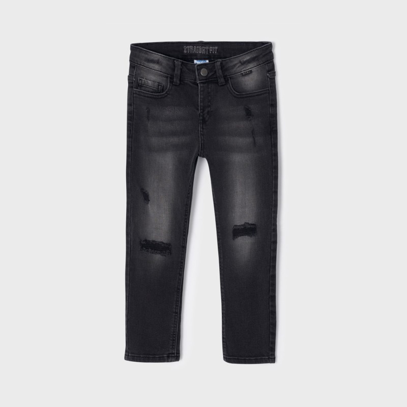 Mayoral Children's jeans with patches straight fit ECOFRIENDS boy Mayoral Children's jeans with patches straight fit ECOFRIENDS boy
