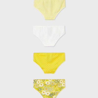 Mayoral 4pack Knickers girl Yellow