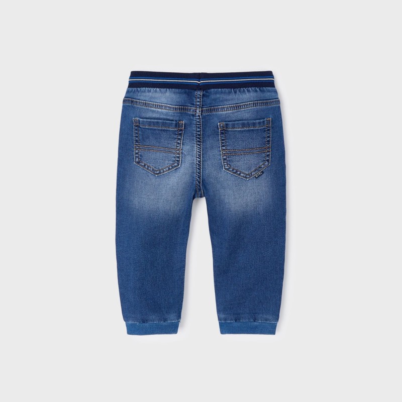 Mayoral Βρεφικό παντελόνι τζιν απαλό jogger fit ECOFRIENDS Mayoral Βρεφικό παντελόνι τζιν απαλό jogger fit ECOFRIENDS