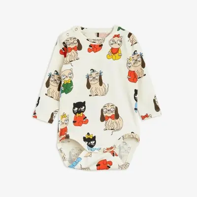 Mini Rodini Βρεφικό Kορμάκι Με Ζωάκια Mini Rodini Βρεφικό Kορμάκι Με Ζωάκια