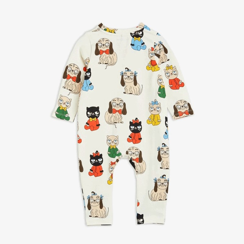Mini Rodini Baby Minibabies aop jumpsuit Mini Rodini Baby Minibabies aop jumpsuit