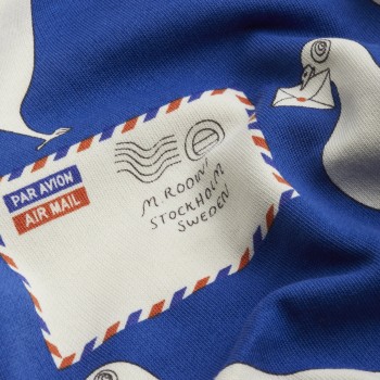 Mini Rodini Παιδική Μπλε Ζακέτα Με Περιστέρια Mini Rodini Παιδική Μπλε Ζακέτα Με Περιστέρια