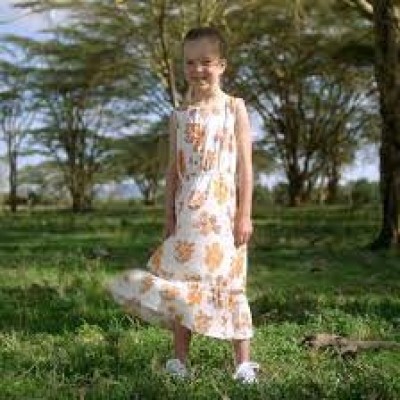 Mini Rodini Kids Wildflowers Woven Flounce Dress Beige