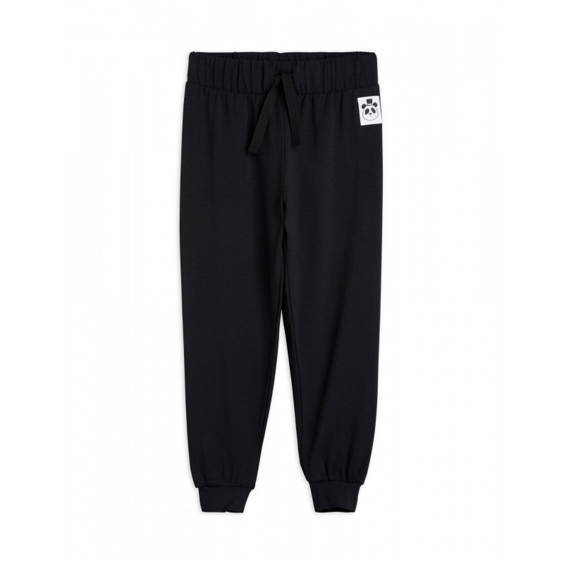 Mini Rodini Kids  black trousers TENCEL
