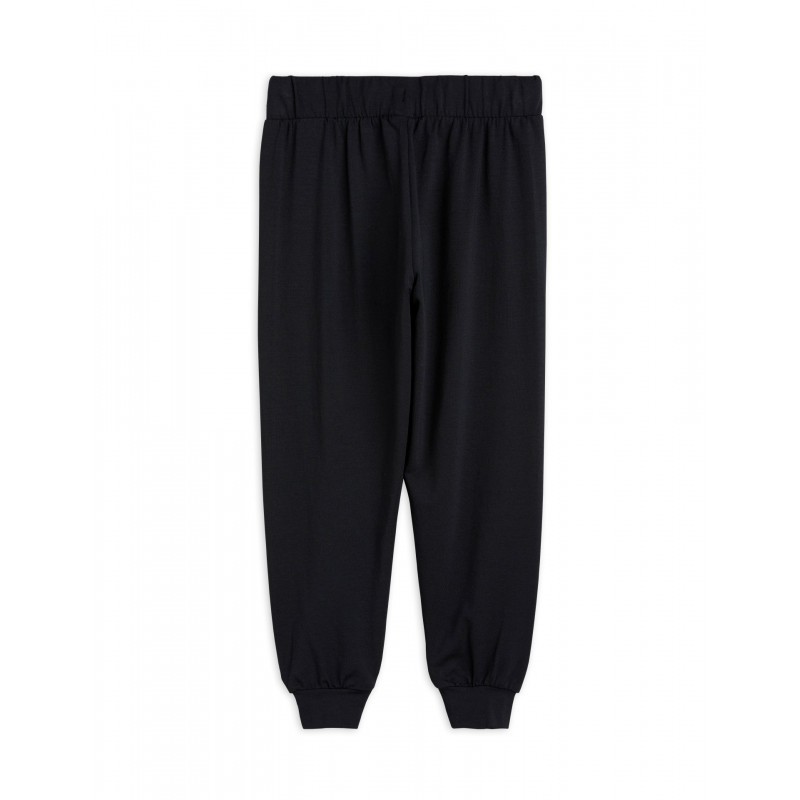 Mini Rodini Παιδικό Μαύρο παντελόνι TENCEL Mini Rodini Παιδικό Μαύρο παντελόνι TENCEL