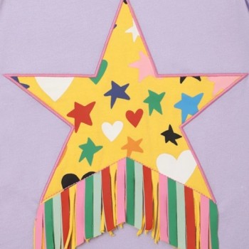 Μωβ Φόρεμα Με  Αστέρι Stella Mc Cartney