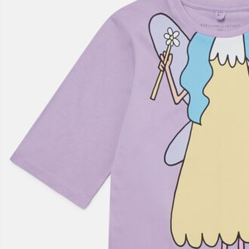 Fairy Graphic Crewneck T-Shirt Dress Stella Mc Cartney