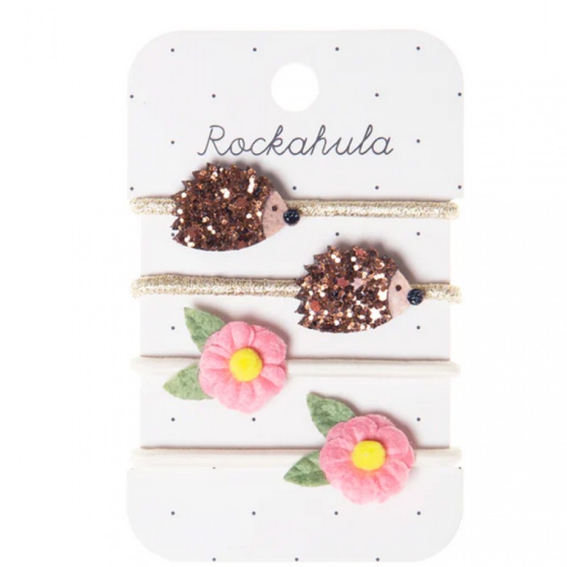 Hedgehog Hair Scrunchies for Kids Rockanhula