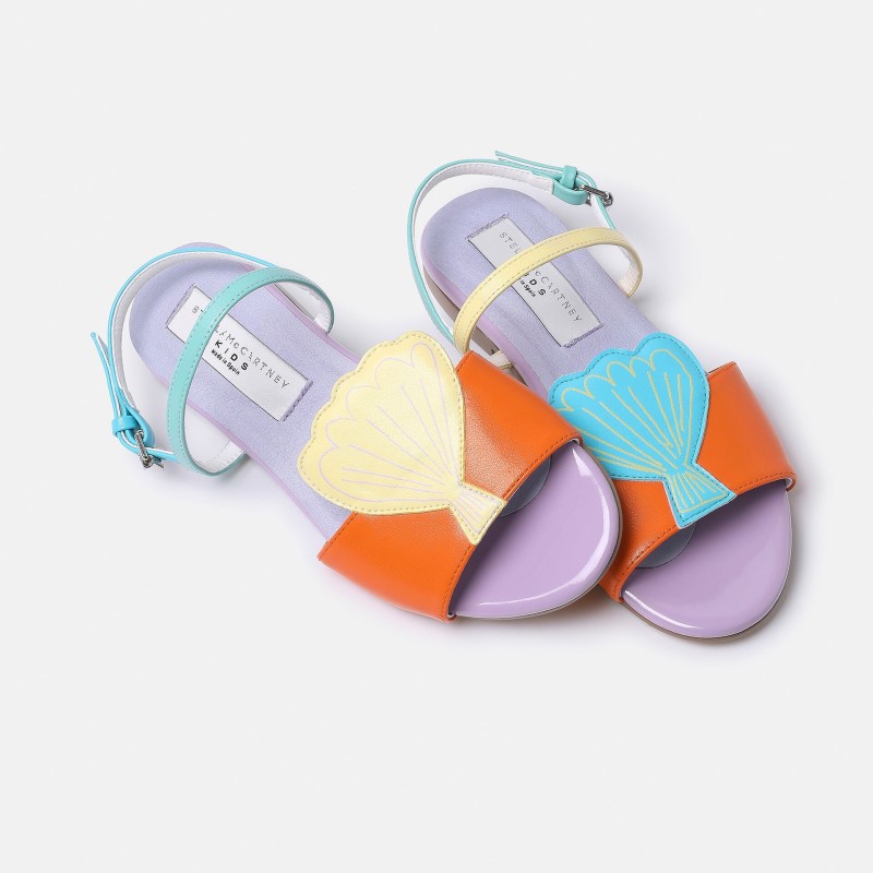 Children's Multicolour Seashell Sandals Stella McCartney