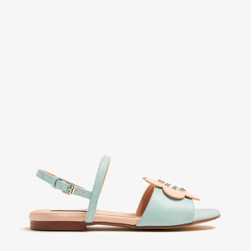 Children's Green Daisy Flower Slingback Sandals Stella McCartney Children's Green Daisy Flower Slingback Sandals Stella McCartney