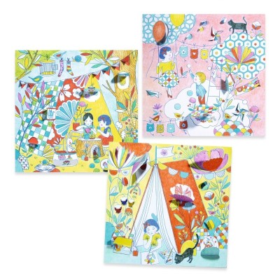Children's Paintings ''Nina's Play Tents'' Djeco