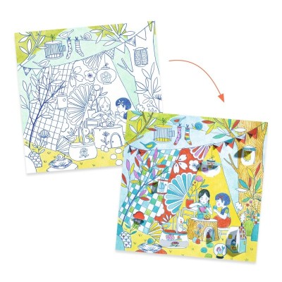 Children's Paintings ''Nina's Play Tents'' Djeco
