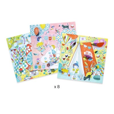 Children's Paintings ''Nina's Play Tents'' Djeco