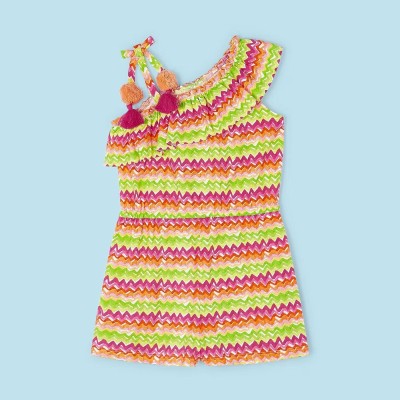 Children's Asymmetric Full Body Multicolored Jumpsuit Mayoral Children's Asymmetric Full Body Multicolored Jumpsuit Mayoral
