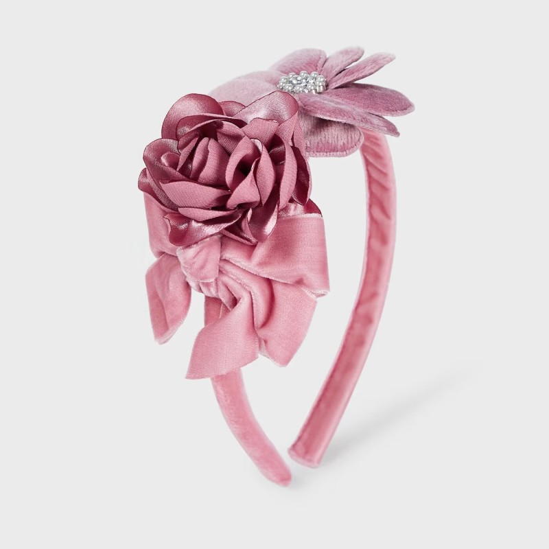 Children's Velvet Pink Hairband Mayoral