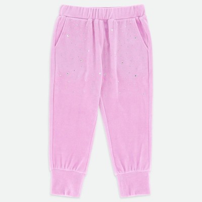Bijou Crystal Velour Tracksuit Orchid Pink Angel Face