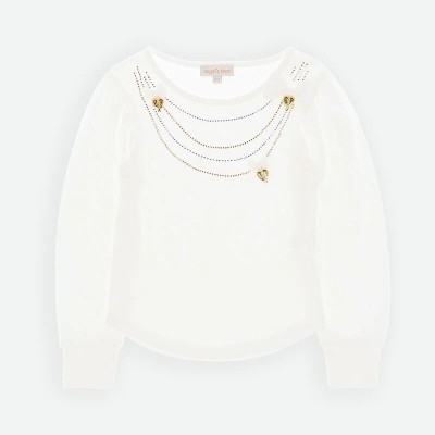 Children's White Long Sleeve Blouse Angel Face Children's White Long Sleeve Blouse Angel Face
