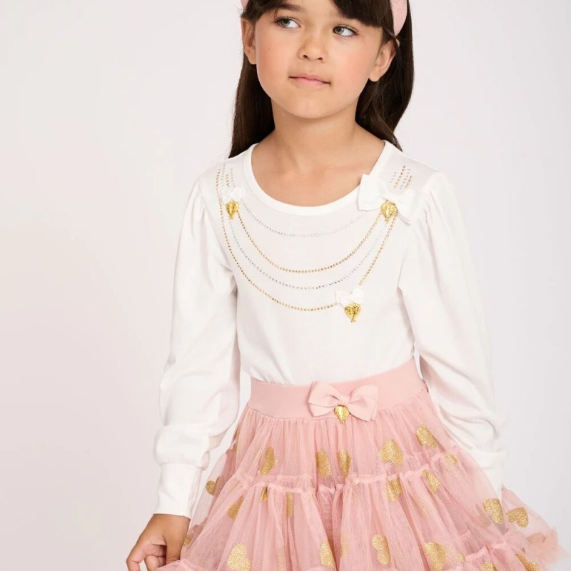 Children's White Long Sleeve Blouse Angel Face Children's White Long Sleeve Blouse Angel Face