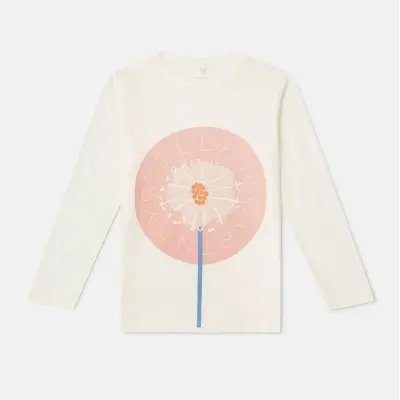 Kids Long-sleeve T-shirt Floral Graphic Stella McCartney