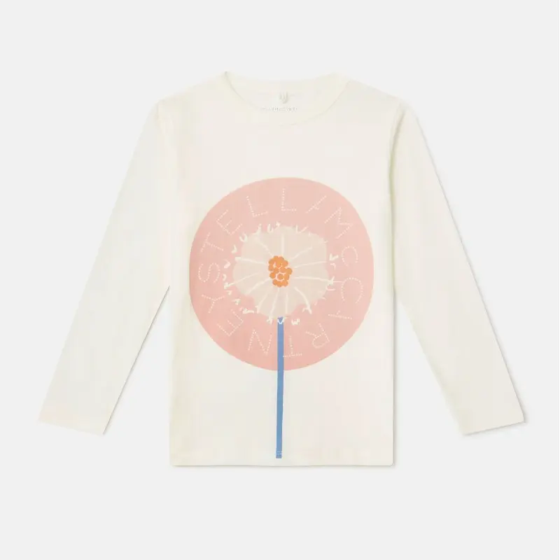 Kids Long-sleeve T-shirt Floral Graphic Stella McCartney