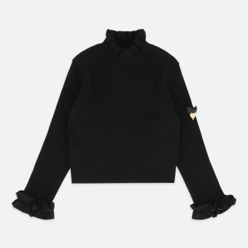 Παιδική Μαύρη Μπλούζα Angel Face