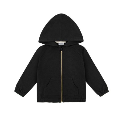 Children's Mouse Black Graphite Hoodie Dear Sophie Children's Mouse Black Graphite Hoodie Dear Sophie