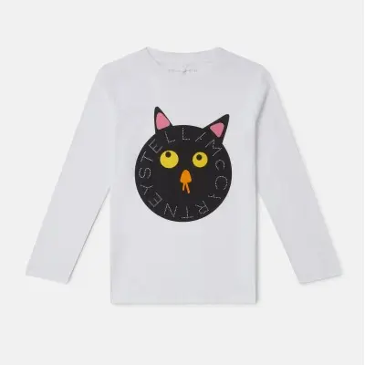 Girls' Cat Long sleeve Blouse Stella McCartney Girls' Cat Long sleeve Blouse Stella McCartney