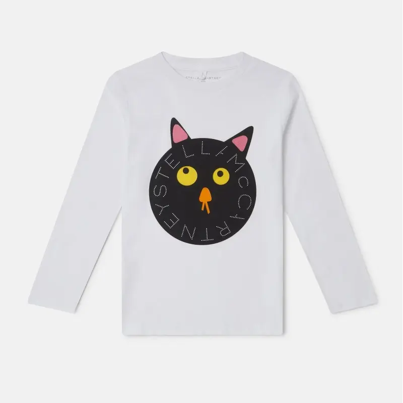 Girls' Cat Long sleeve Blouse Stella McCartney Girls' Cat Long sleeve Blouse Stella McCartney