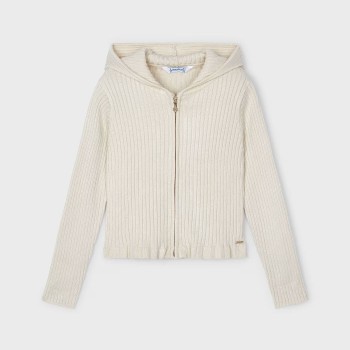 Παιδική Μακρυμάνικη Εκρού Ζακέτα Mayoral Παιδική Μακρυμάνικη Εκρού Ζακέτα Mayoral