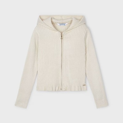 Children's Ecru Long Sleeve Cardigan Mayoral