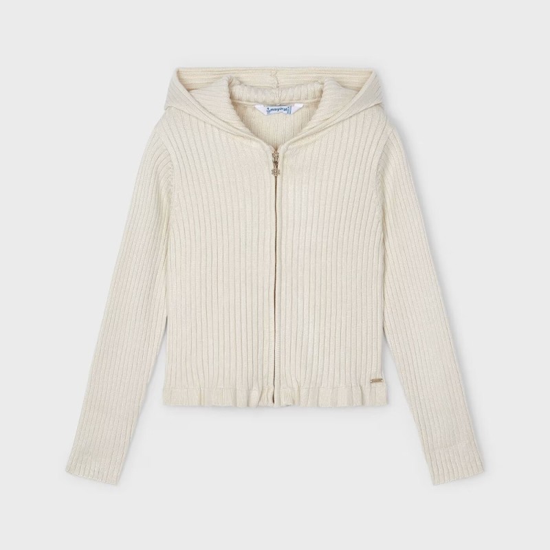 Children's Ecru Long Sleeve Cardigan Mayoral