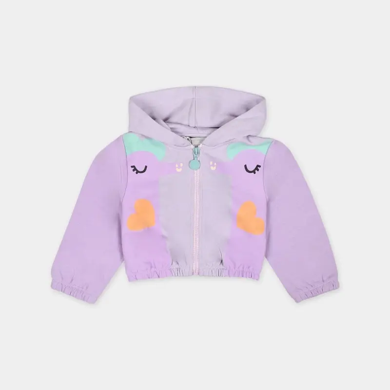Kids Purple Seahorse Cardigan Stella McCartney Kids Purple Seahorse Cardigan Stella McCartney
