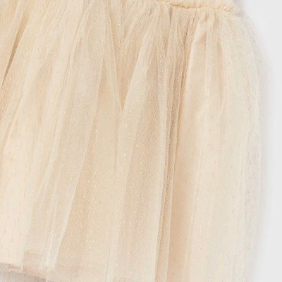 Παιδική Μπεζ Τούλινη Φούστα Λούρεξ Abel and Lula