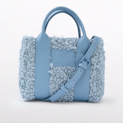 Children's Blue Fur Bag Abel and Lula