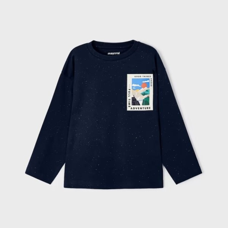 Children's Dark Blue Blouse Mayoral Children's Dark Blue Blouse Mayoral