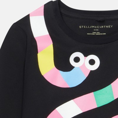 Παιδική Μπλούζα Με Πολύχρωμο Φίδι Stella McCartney