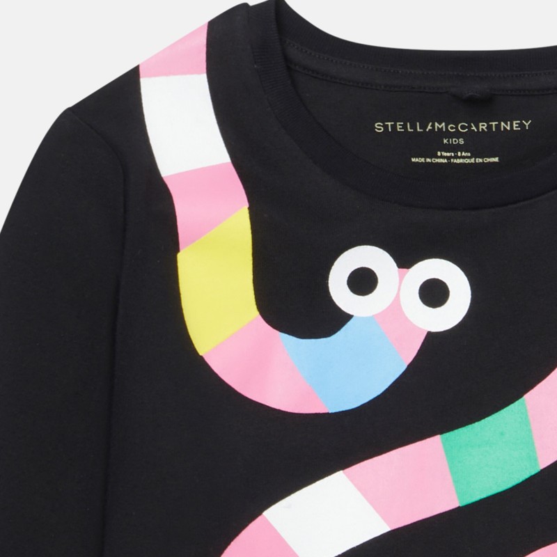 Παιδική Μπλούζα Με Πολύχρωμο Φίδι Stella McCartney Παιδική Μπλούζα Με Πολύχρωμο Φίδι Stella McCartney