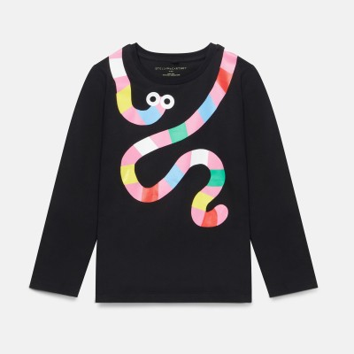 Παιδική Μπλούζα Με Πολύχρωμο Φίδι Stella McCartney