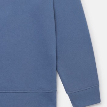 Παιδική Πετρόλ Φούτερ Μπλούζα Με Έναν Χαμογελαστό 'Ηλιο Stella McCartney