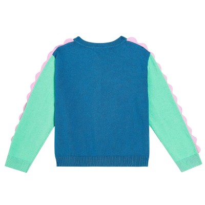 Kids Light Green Knit Cardigan Stella McCartney Kids Light Green Knit Cardigan Stella McCartney