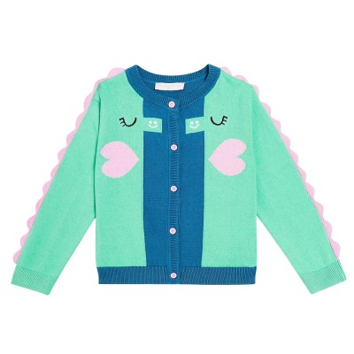 Kids Light Green Knit Cardigan Stella McCartney Kids Light Green Knit Cardigan Stella McCartney