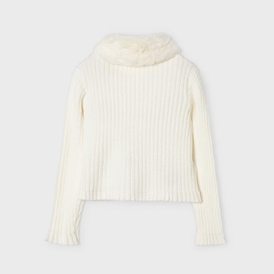 Children's Knitted Ivory Cardigan Mayoral